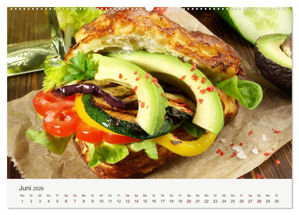 Bild: 9783457913574 | Vegan Food Kalender - Gerichte und Snacks (Wandkalender 2026 DIN A2...