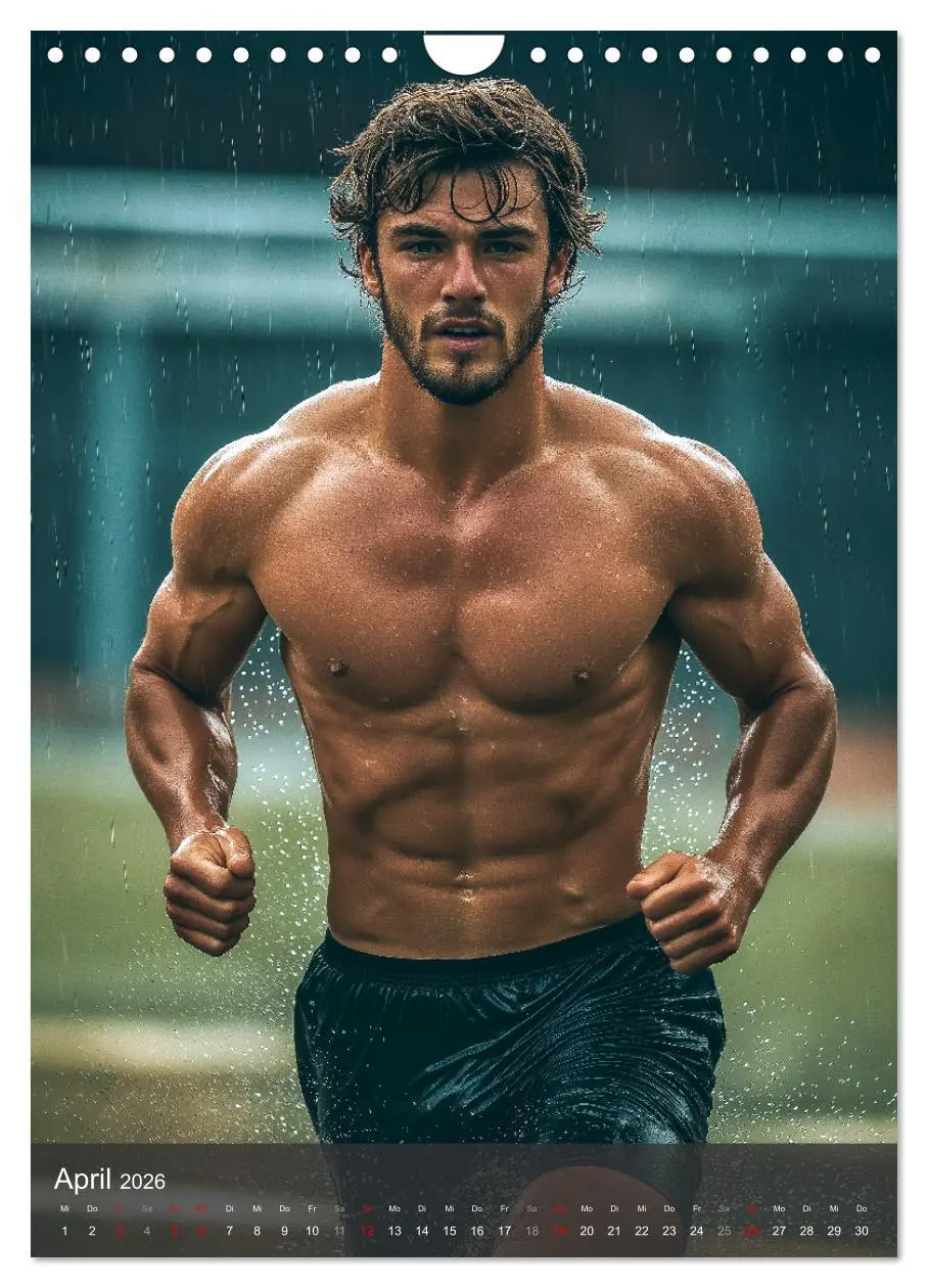 Bild: 9783516243574 | SEXY JUNGS - Nackte Haut beim Fußball (Wandkalender 2026 DIN A4...