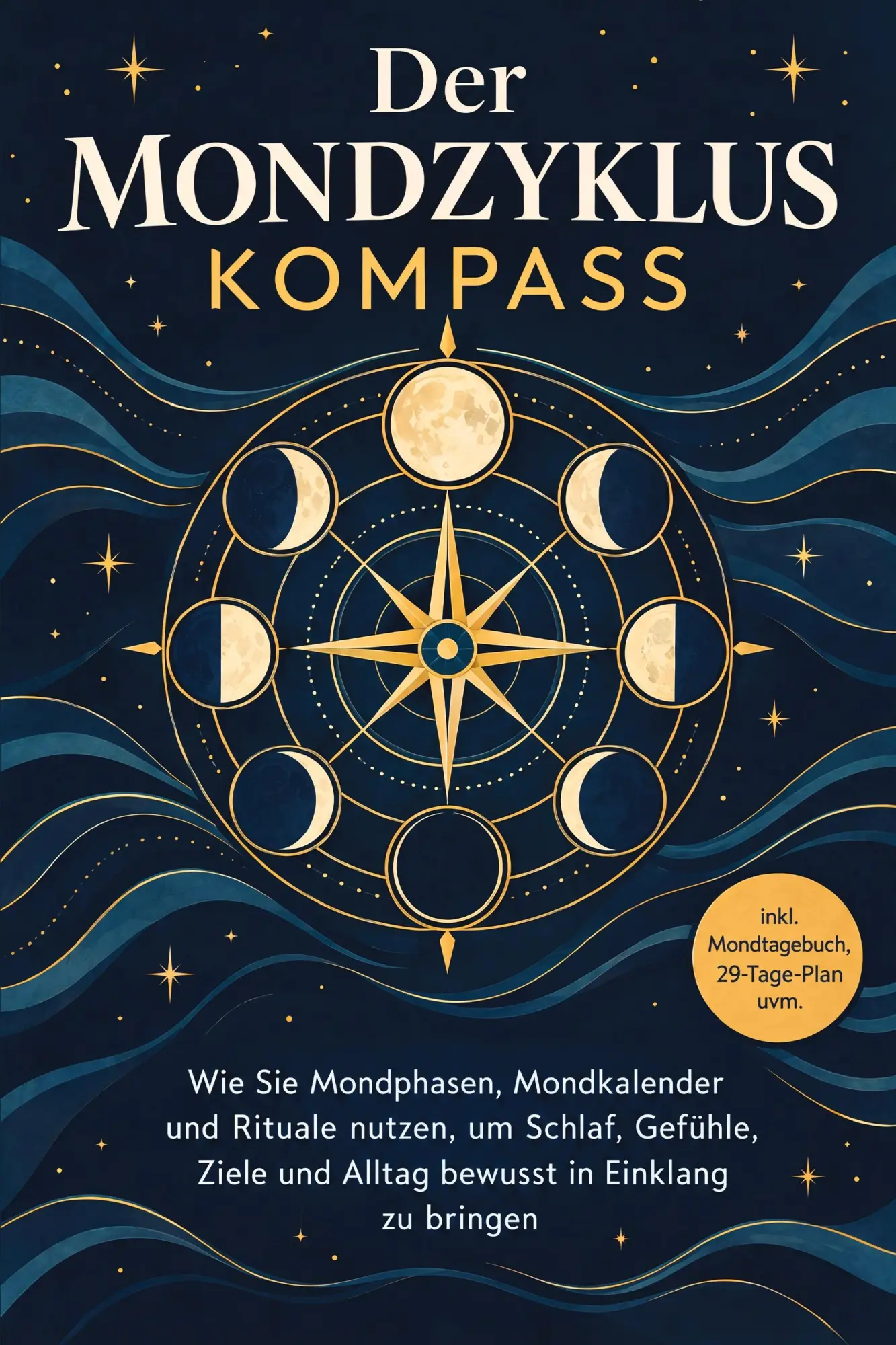 Cover: 9783694383574 | Der Mondzyklus Kompass: Wie Sie Mondphasen, Mondkalender und...