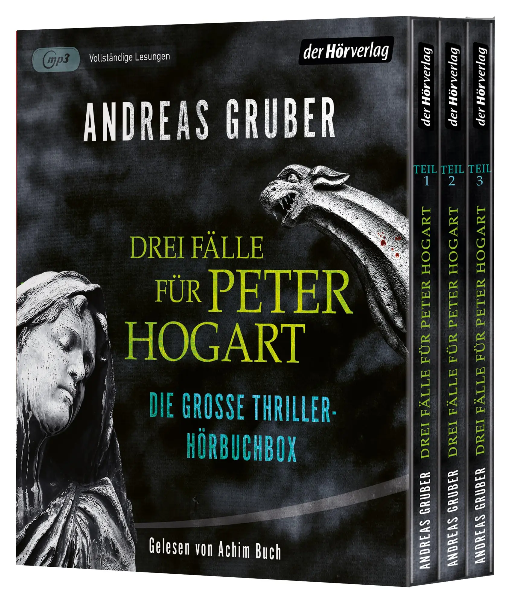 Cover: 9783844553574 | Drei Fälle für Peter Hogart | Die große Thriller-Hörbuchbox | Gruber