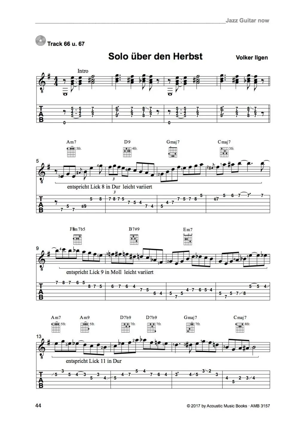 Bild: 9783869473574 | Jazz Guitar now! Mit CD | Volker Ilgen | Taschenbuch | 104 S. | 2017