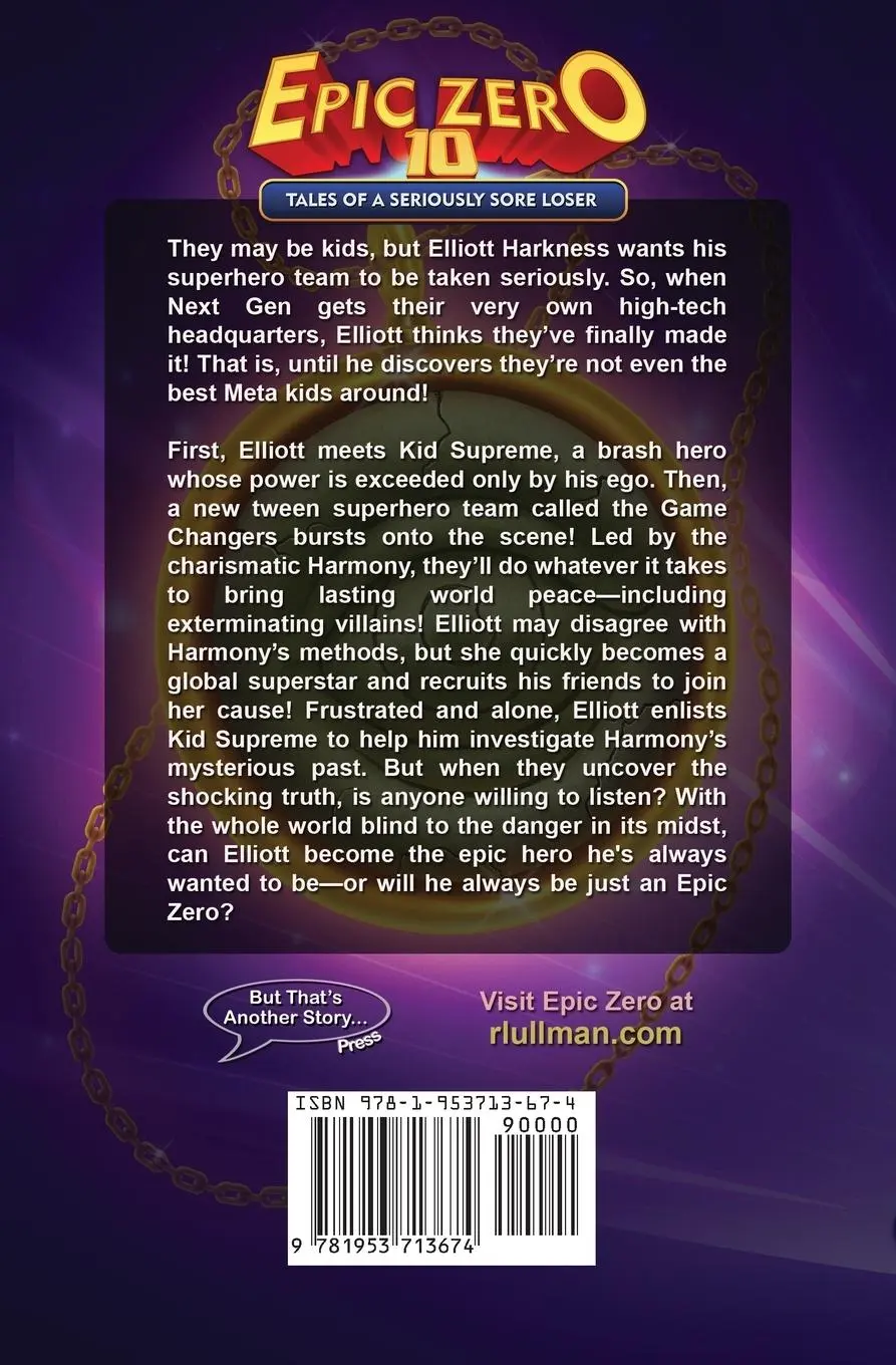 Rückseite: 9781953713674 | Epic Zero 10 | Tales of a Seriously Sore Loser | R. L. Ullman | Buch