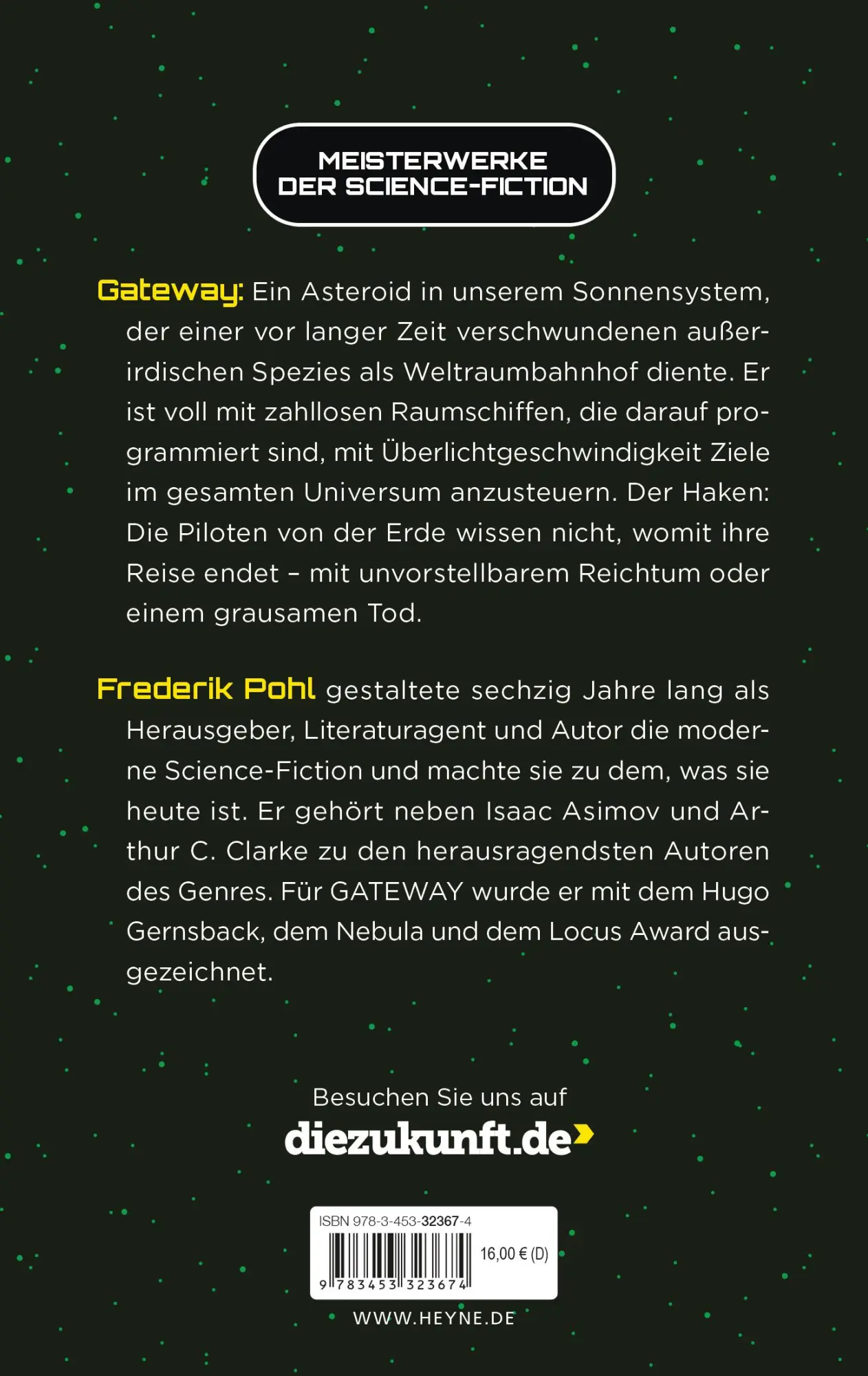 Bild: 9783453323674 | Gateway | Meisterwerke der Science Fiction | Frederik Pohl | Buch
