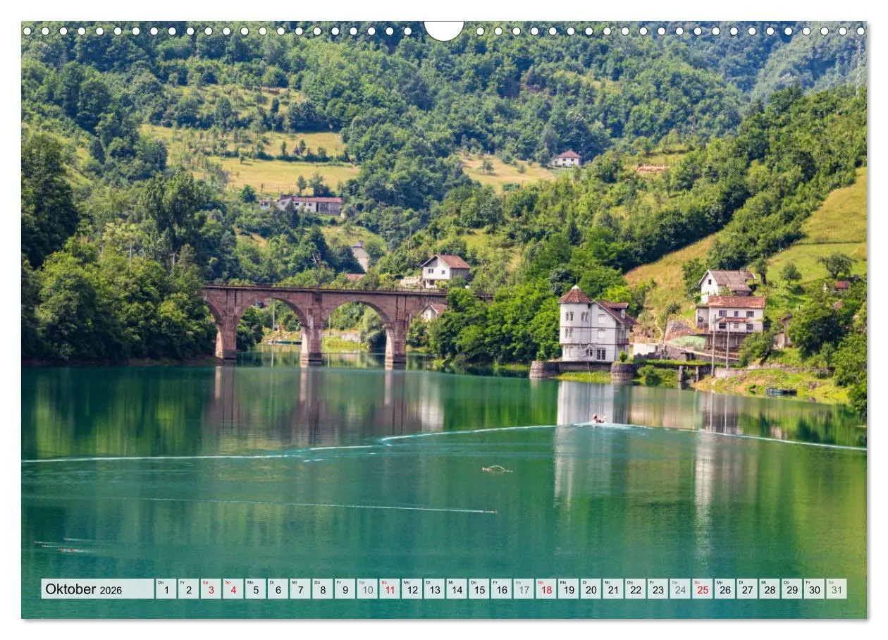 Bild: 9783457383674 | Wasserzauber Bosnien-Herzegowina (Wandkalender 2026 DIN A3 quer),...