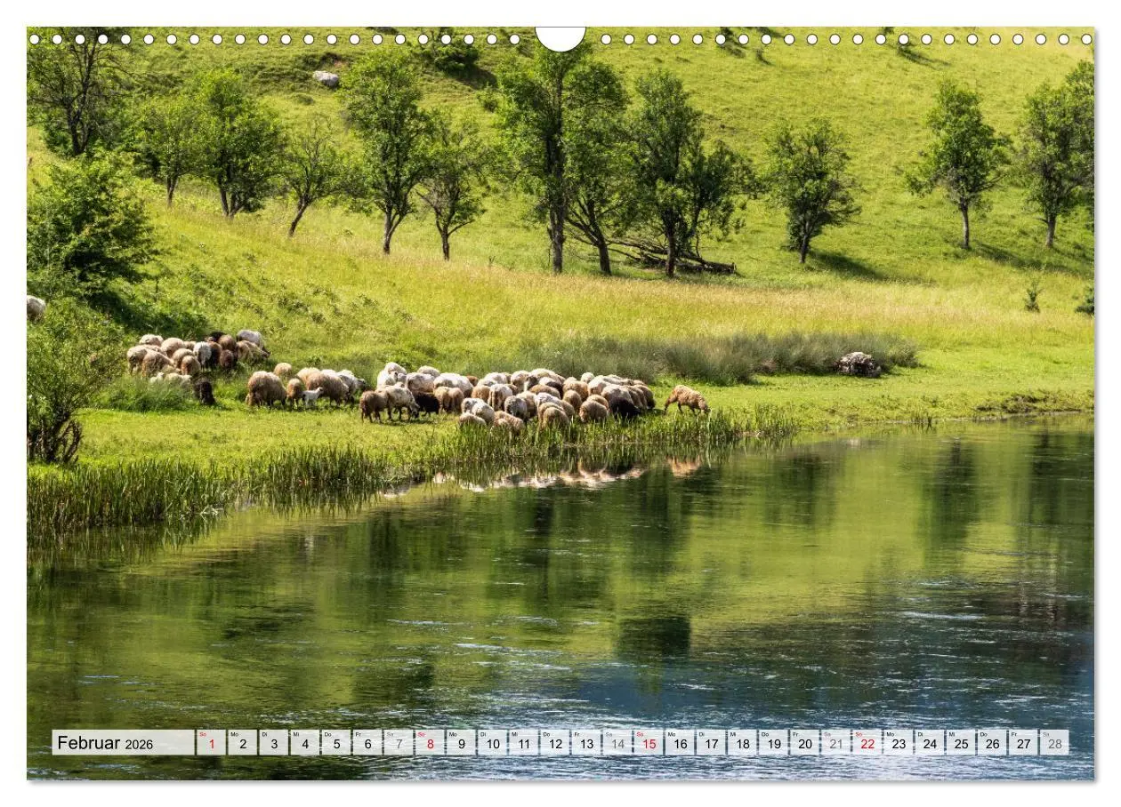 Bild: 9783457383674 | Wasserzauber Bosnien-Herzegowina (Wandkalender 2026 DIN A3 quer),...