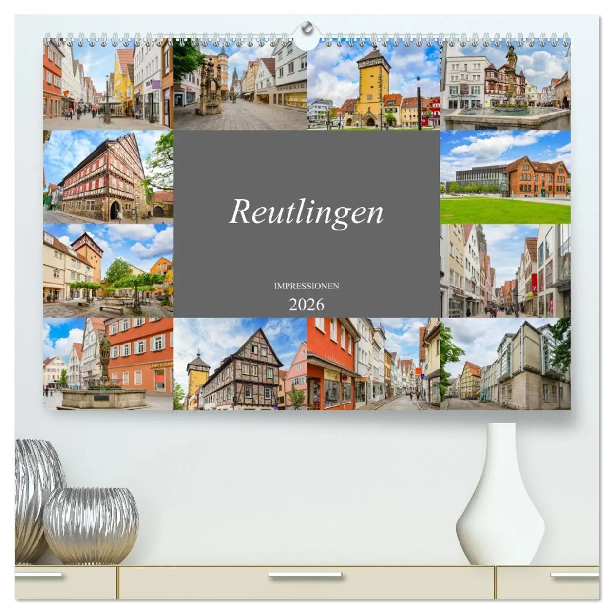 Cover: 9783457453674 | Reutlingen Impressionen (hochwertiger Premium Wandkalender 2026 DIN...