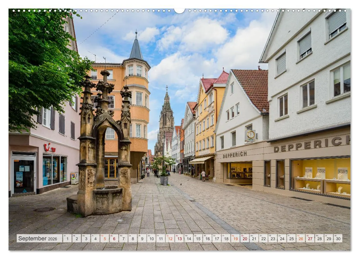 Bild: 9783457453674 | Reutlingen Impressionen (hochwertiger Premium Wandkalender 2026 DIN...
