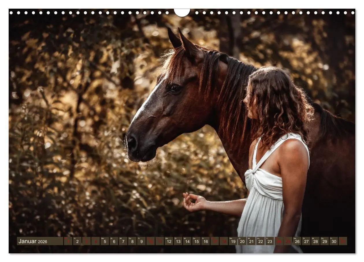 Bild: 9783457763674 | Seelenglück Kalender - Pferde - Charakter, Stärke, Weisheit...