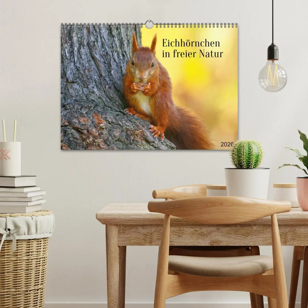 Bild: 9783516233674 | Eichhörnchen in freier Natur (Wandkalender 2026 DIN A3 quer),...