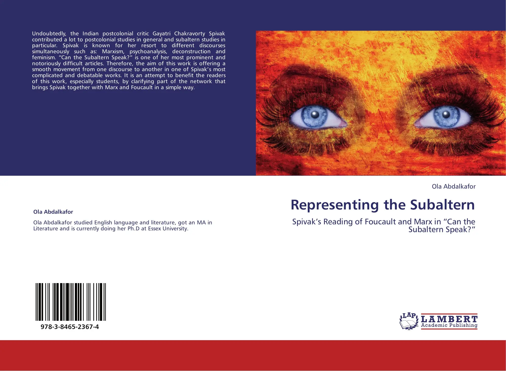 Cover: 9783846523674 | Representing the Subaltern | Ola Abdalkafor | Taschenbuch | Paperback