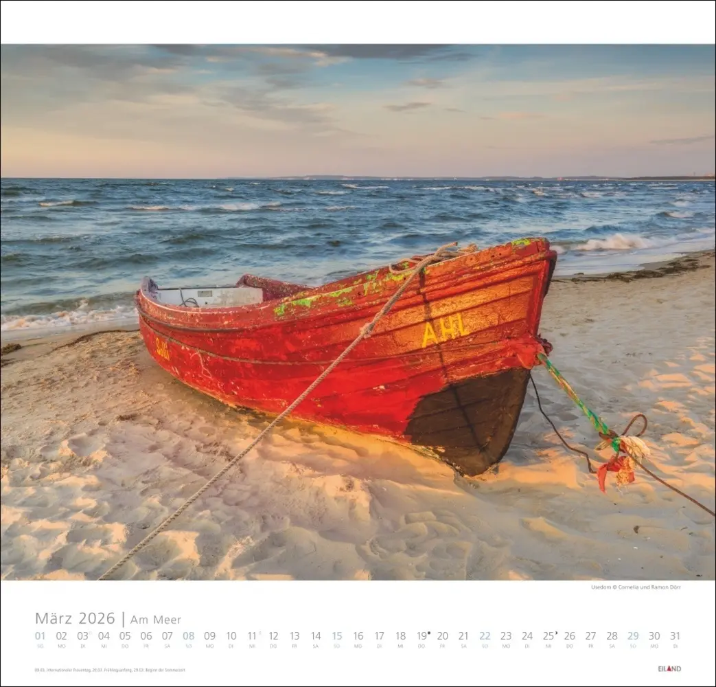 Bild: 9783964023674 | Am Meer Edition Kalender 2026 - Sand, Wind und Wellen | Kalender