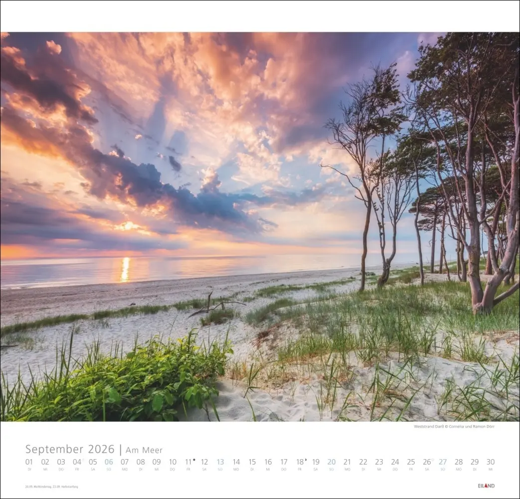 Bild: 9783964023674 | Am Meer Edition Kalender 2026 - Sand, Wind und Wellen | Kalender