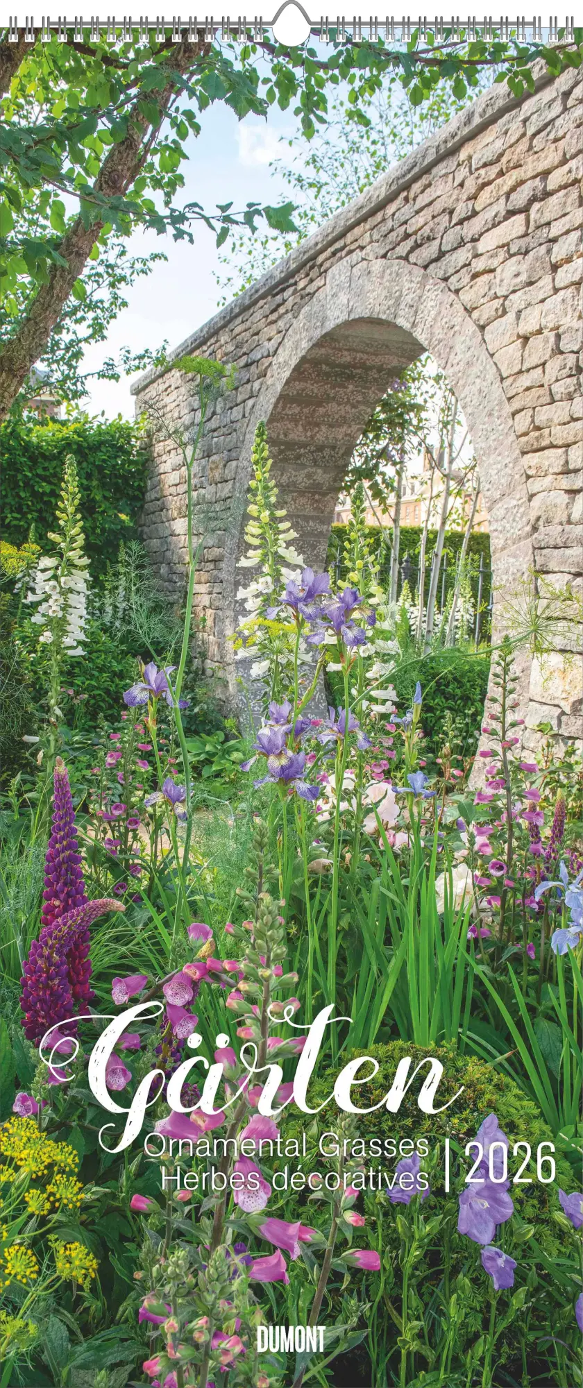 Cover: 4069095003774 | Gärten 2026 - DUMONT Wandkalender - Garten-Kalender - Hochformat 30...