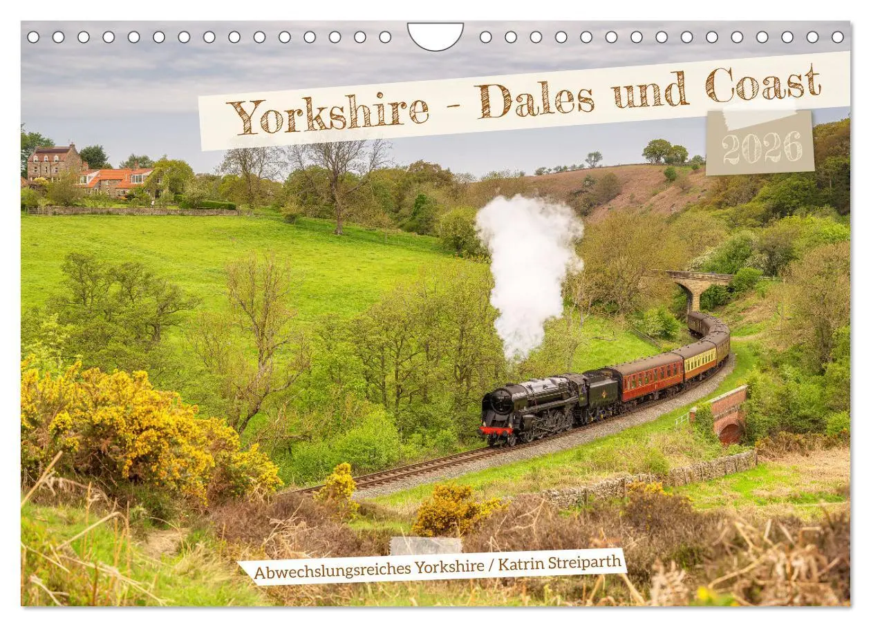 Cover: 9783457373774 | Yorkshire - Dales und Coast (Wandkalender 2026 DIN A4 quer),...