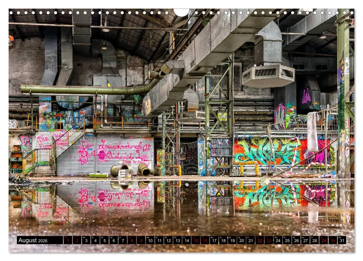 Bild: 9783457823774 | Lost Places Graffiti (Wandkalender 2026 DIN A3 quer), CALVENDO...