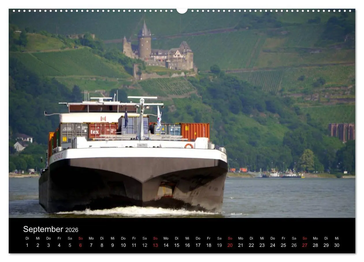 Bild: 9783516223774 | Binnenschiff Ahoi! (Wandkalender 2026 DIN A2 quer), CALVENDO...