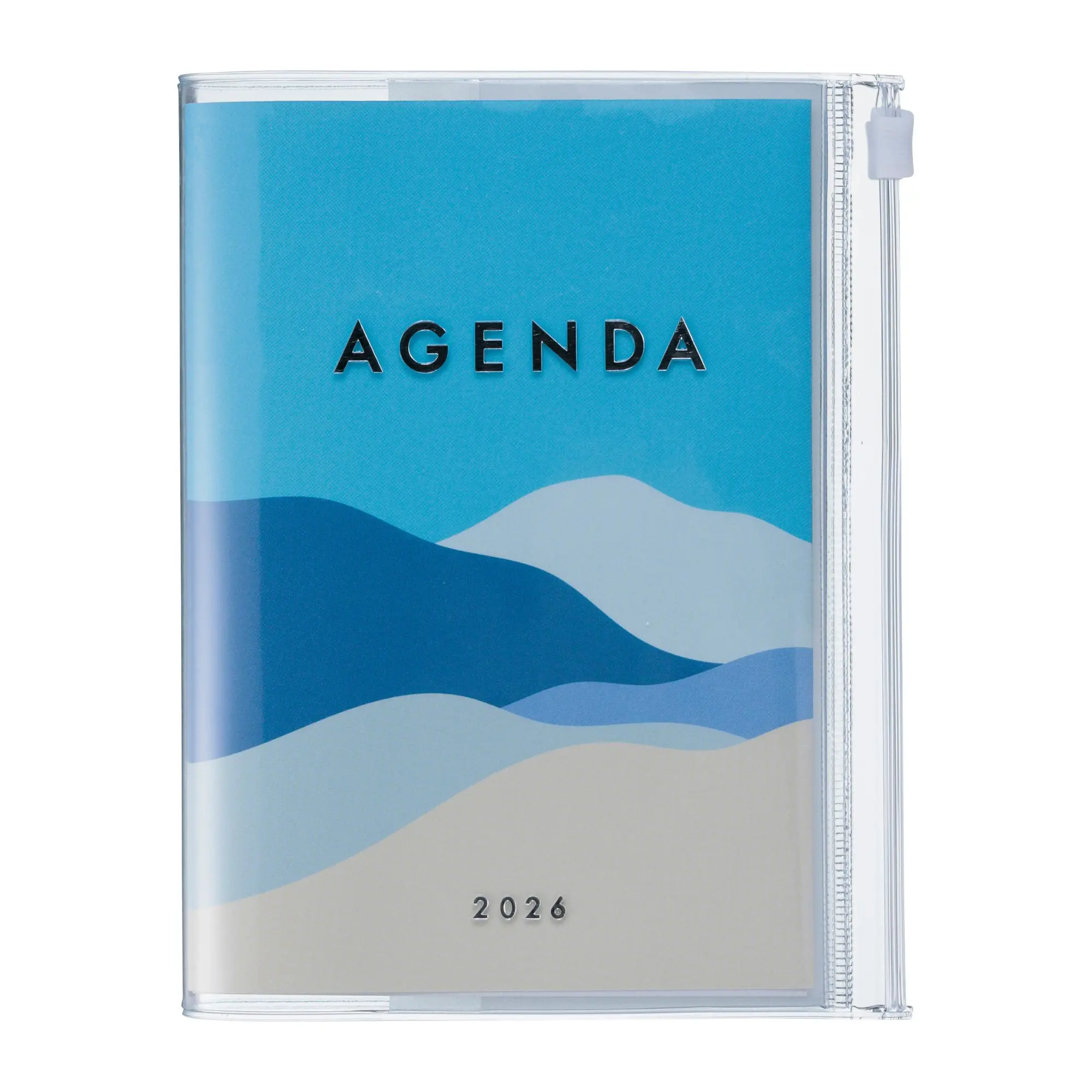 Bild: 4550045143874 | MARK'S 2025/26 Taschenkalender, A6 Mountain // Blue | MARK'S Inc.
