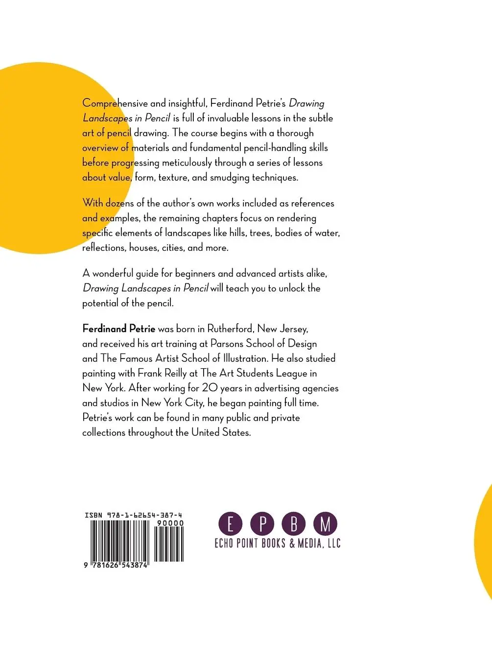 Rückseite: 9781626543874 | Drawing Landscapes in Pencil | Ferdinand Petrie | Buch | Englisch