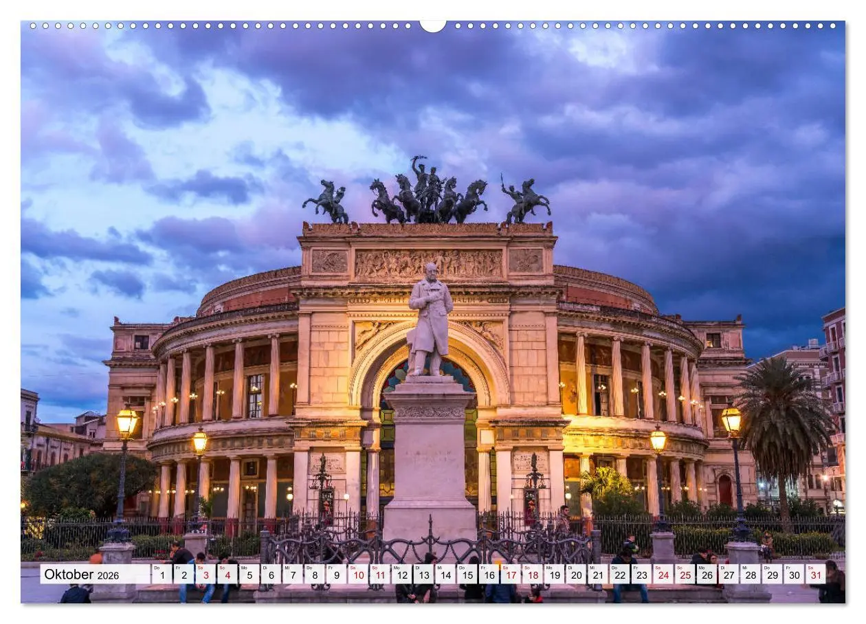 Bild: 9783457673874 | Sizilien - Palermo (hochwertiger Premium Wandkalender 2026 DIN A2...