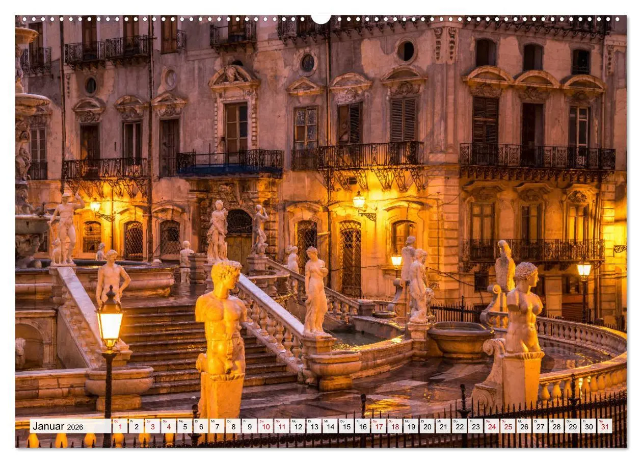 Bild: 9783457673874 | Sizilien - Palermo (hochwertiger Premium Wandkalender 2026 DIN A2...