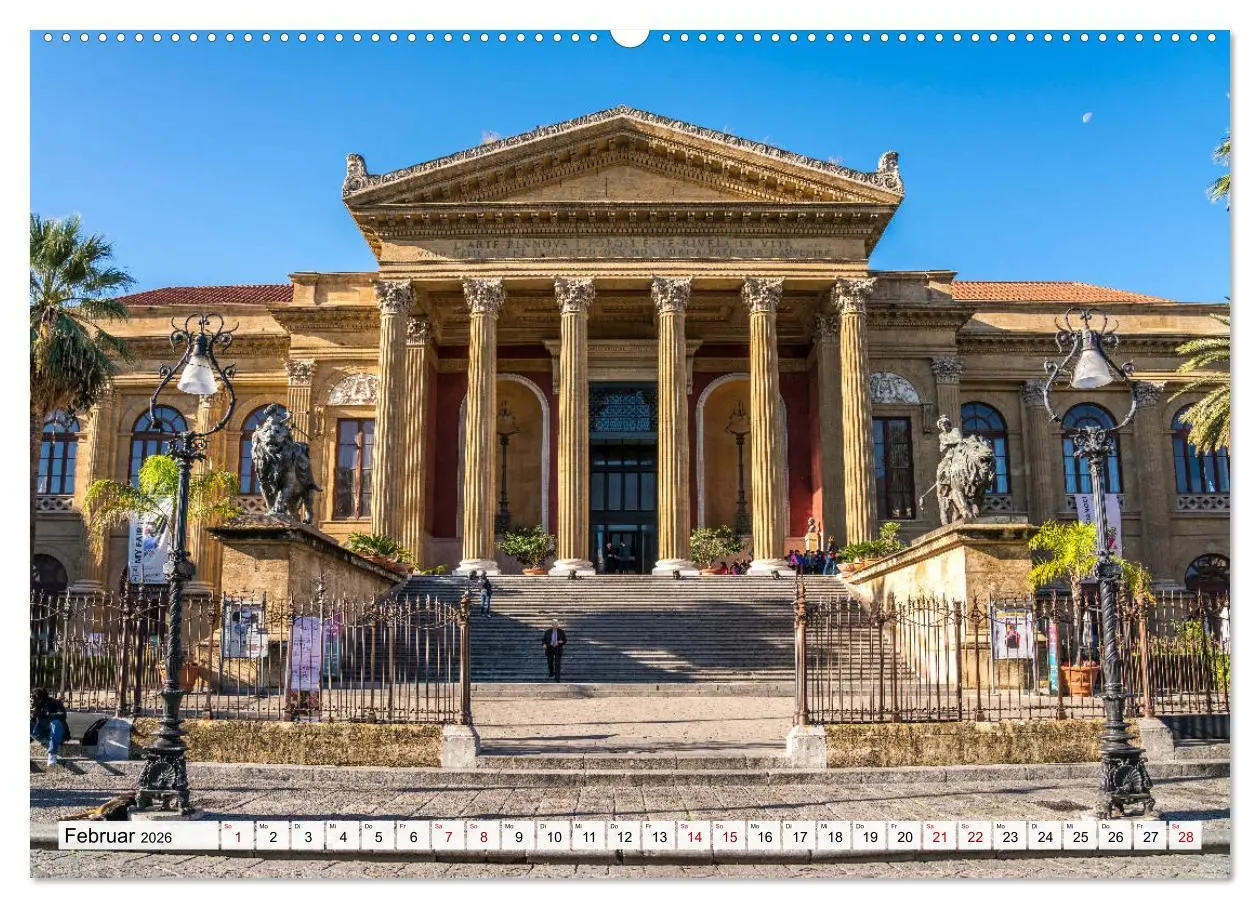 Bild: 9783457673874 | Sizilien - Palermo (hochwertiger Premium Wandkalender 2026 DIN A2...