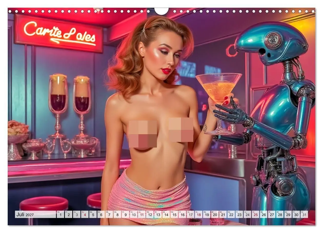 Bild: 9783516833874 | Atomic Beauties - The Retro Future Calendar (Wandkalender 2027 DIN...
