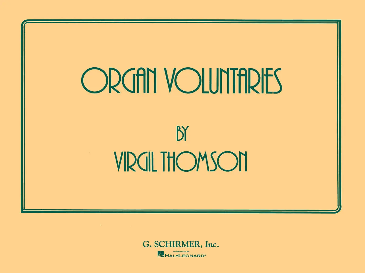 Cover: 73999683974 | Organ Voluntaries | Virgil Thomson | Organ Collection | Buch | 1986
