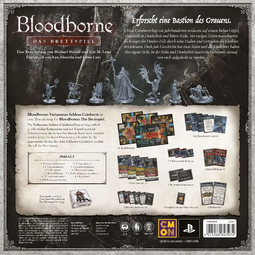 Bild: 4015566603974 | Bloodborne Das Brettspiel - Verlassenes Schloss Cainhurst | Spiel