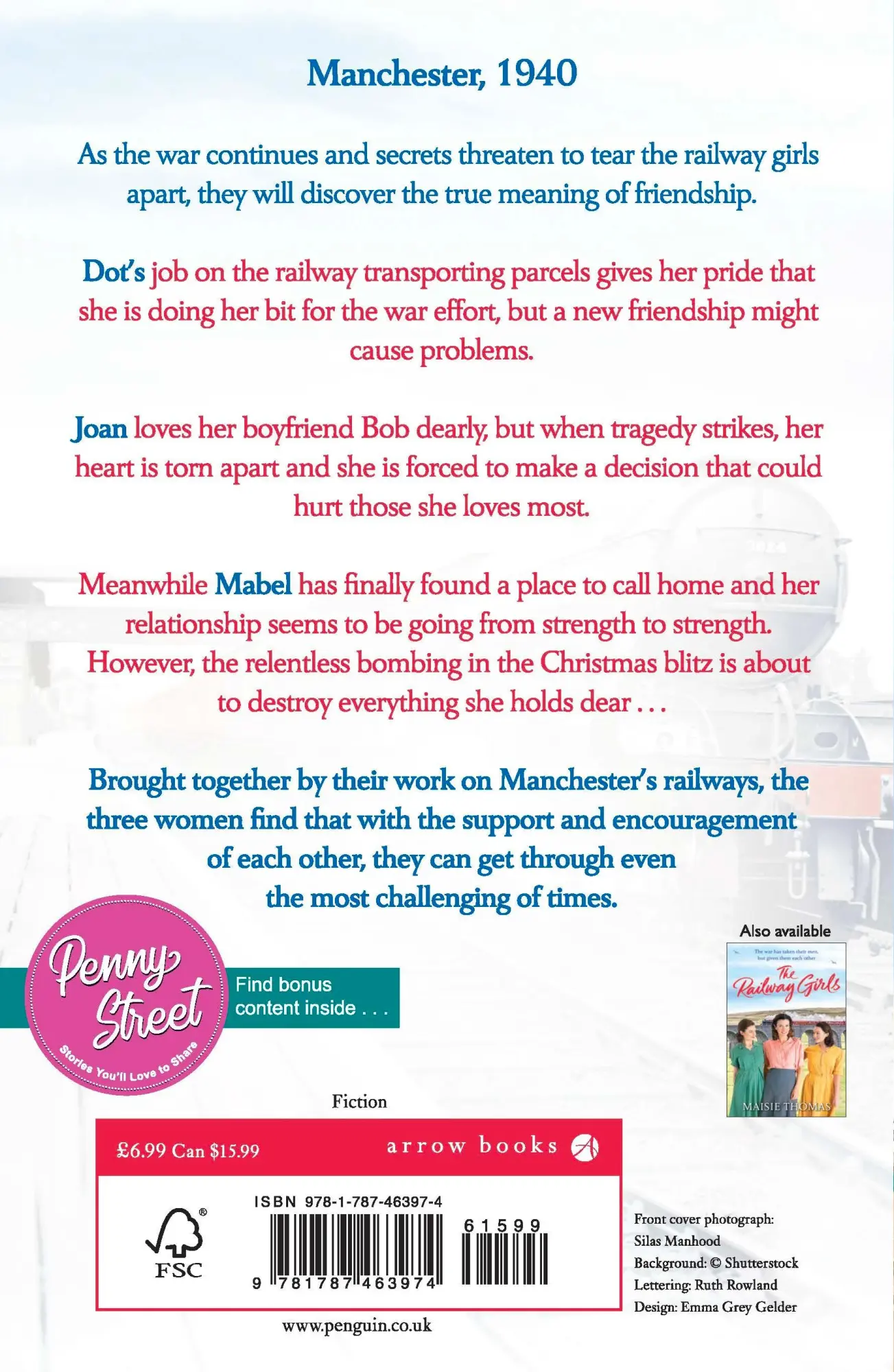 Rückseite: 9781787463974 | Secrets of the Railway Girls | Maisie Thomas | Taschenbuch | Englisch
