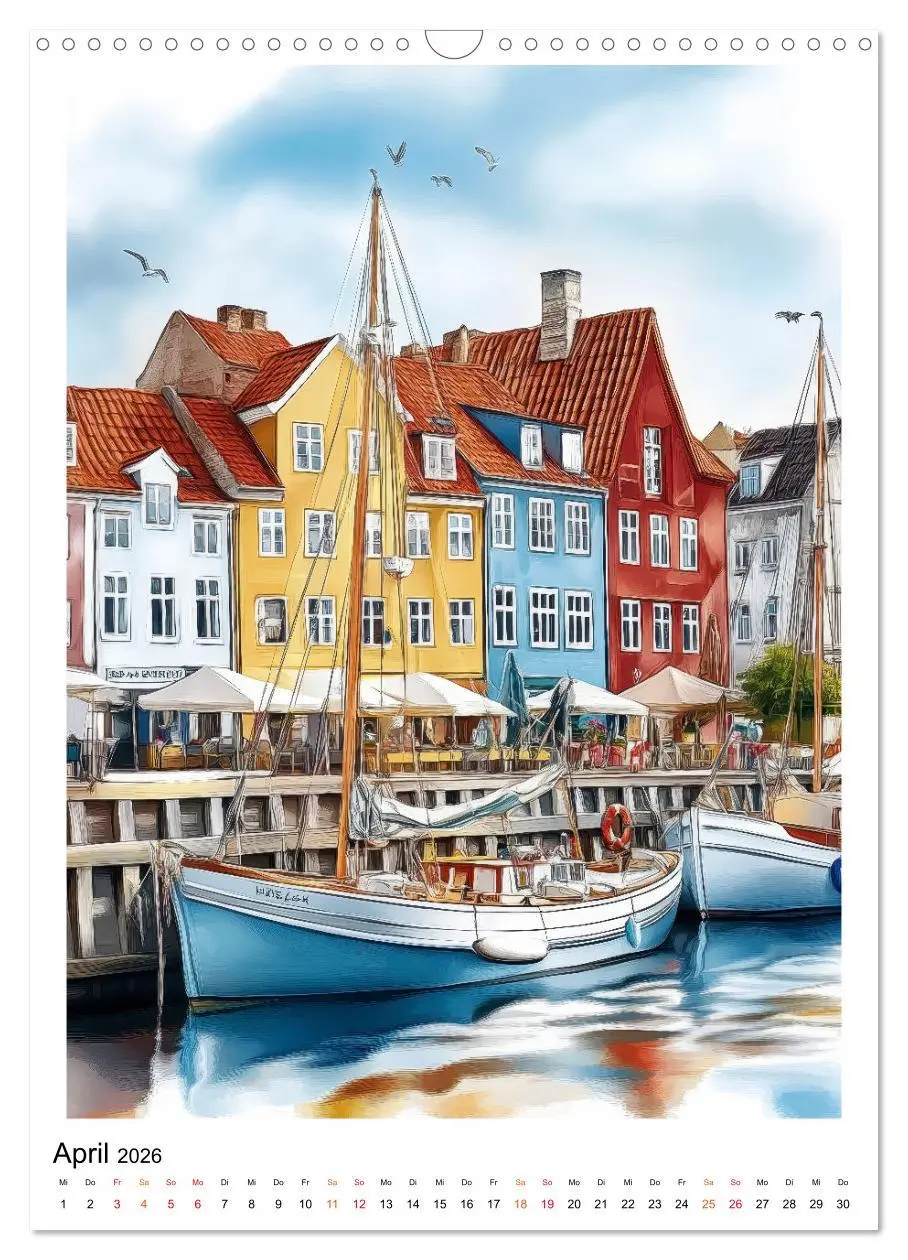 Bild: 9783457283974 | Dänemark - Wellen, Wind, Lebensgefühl (Wandkalender 2026 DIN A3...