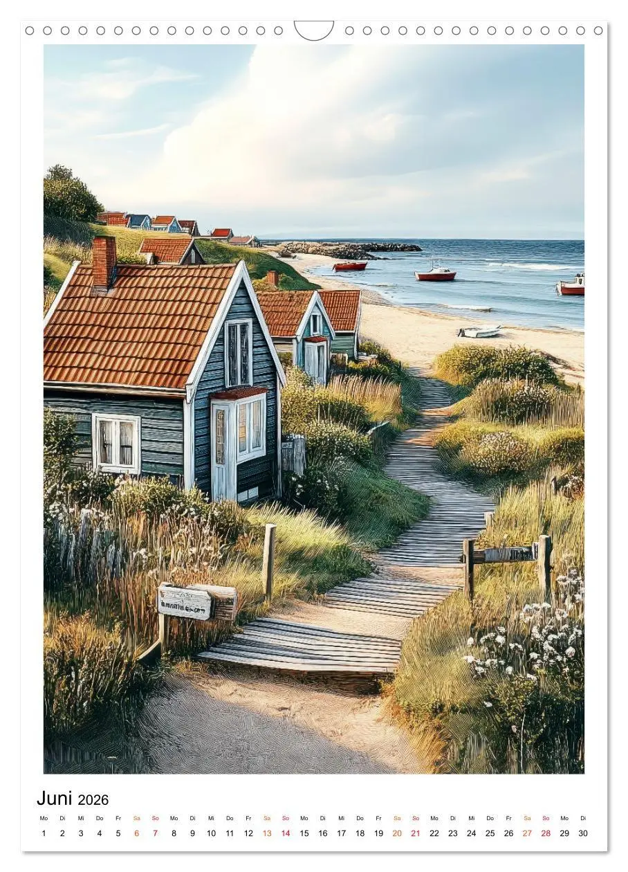 Bild: 9783457283974 | Dänemark - Wellen, Wind, Lebensgefühl (Wandkalender 2026 DIN A3...