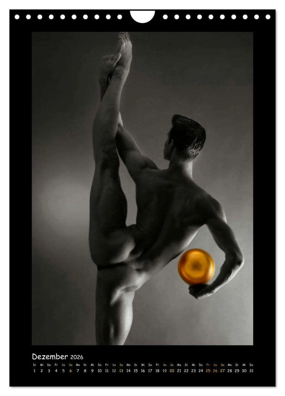 Bild: 9783516443974 | Golden Ball - Männer Akte (Wandkalender 2026 DIN A4 hoch), CALVENDO...