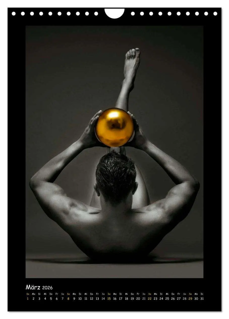 Bild: 9783516443974 | Golden Ball - Männer Akte (Wandkalender 2026 DIN A4 hoch), CALVENDO...