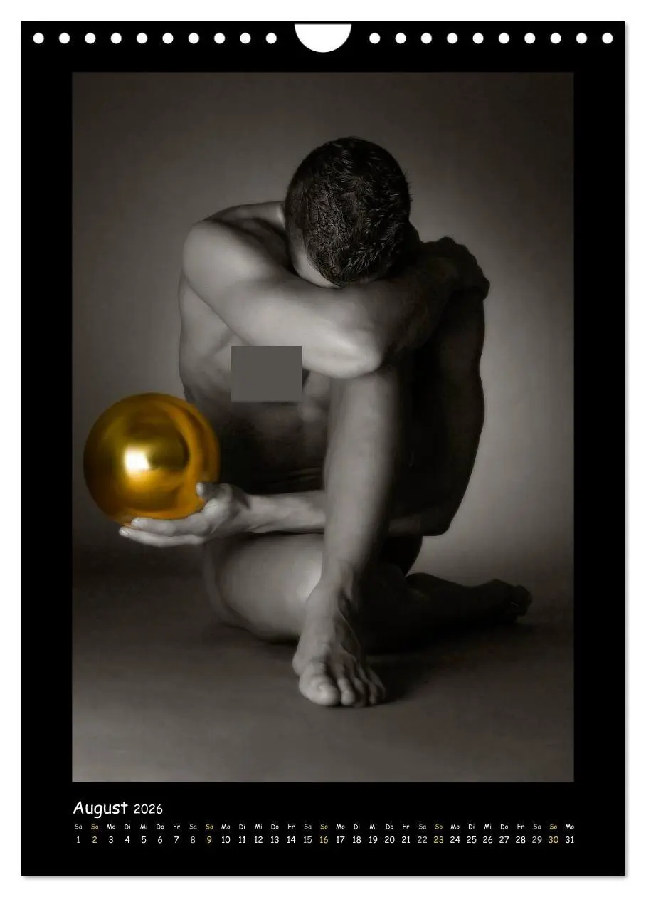 Bild: 9783516443974 | Golden Ball - Männer Akte (Wandkalender 2026 DIN A4 hoch), CALVENDO...