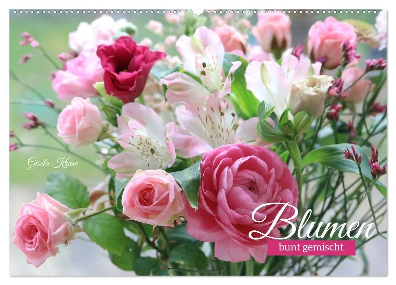 Cover: 9783516753974 | Blumen, bunt gemischt (Wandkalender 2027 DIN A2 quer), CALVENDO...