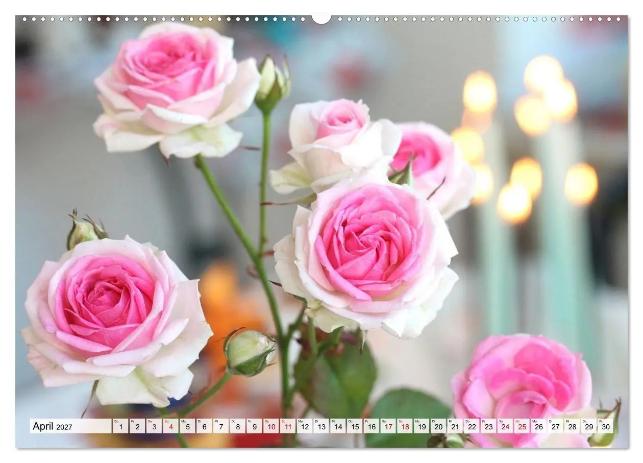 Bild: 9783516753974 | Blumen, bunt gemischt (Wandkalender 2027 DIN A2 quer), CALVENDO...