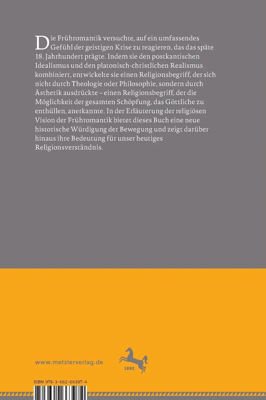 Rückseite: 9783662663974 | Transzendenz für ein Zeitalter der Immanenz | Alexander J. B. Hampton