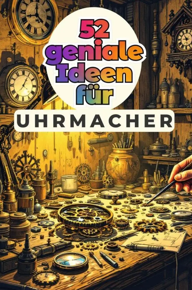 Cover: 9783759163974 | 52 geniale Ideen für Uhrmacher | Amelia Schmitt | Taschenbuch | 110 S.
