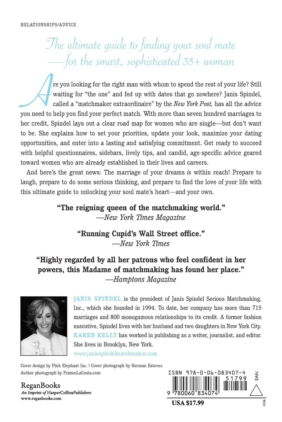 Rückseite: 9780060834074 | Get Serious about Getting Married | Janis Spindel | Taschenbuch | 2021