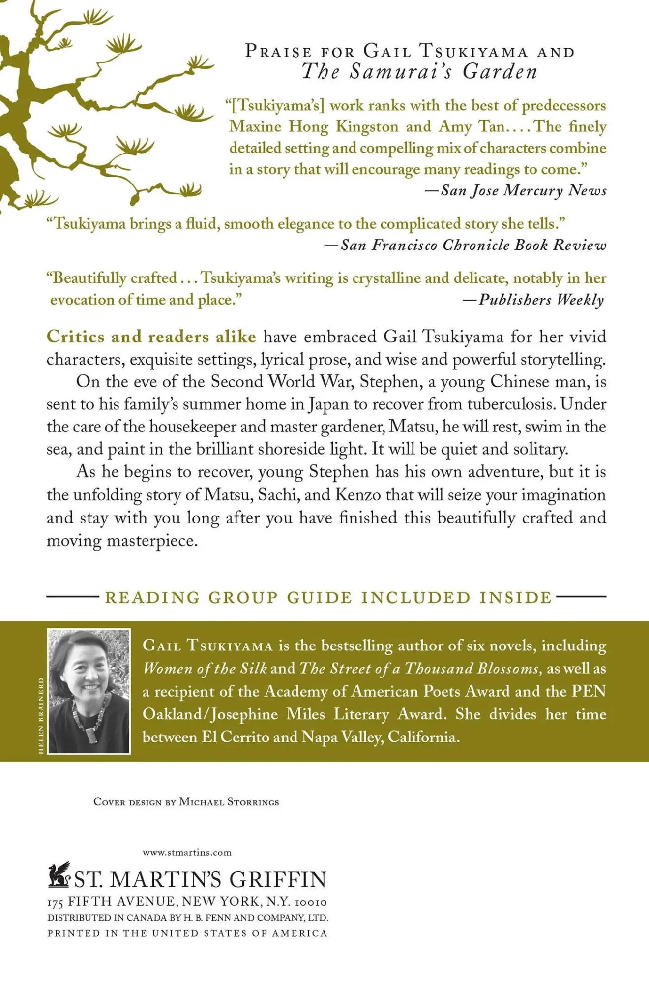 Rückseite: 9780312144074 | The Samurai's Garden | Gail Tsukiyama | Taschenbuch | Englisch | 1996