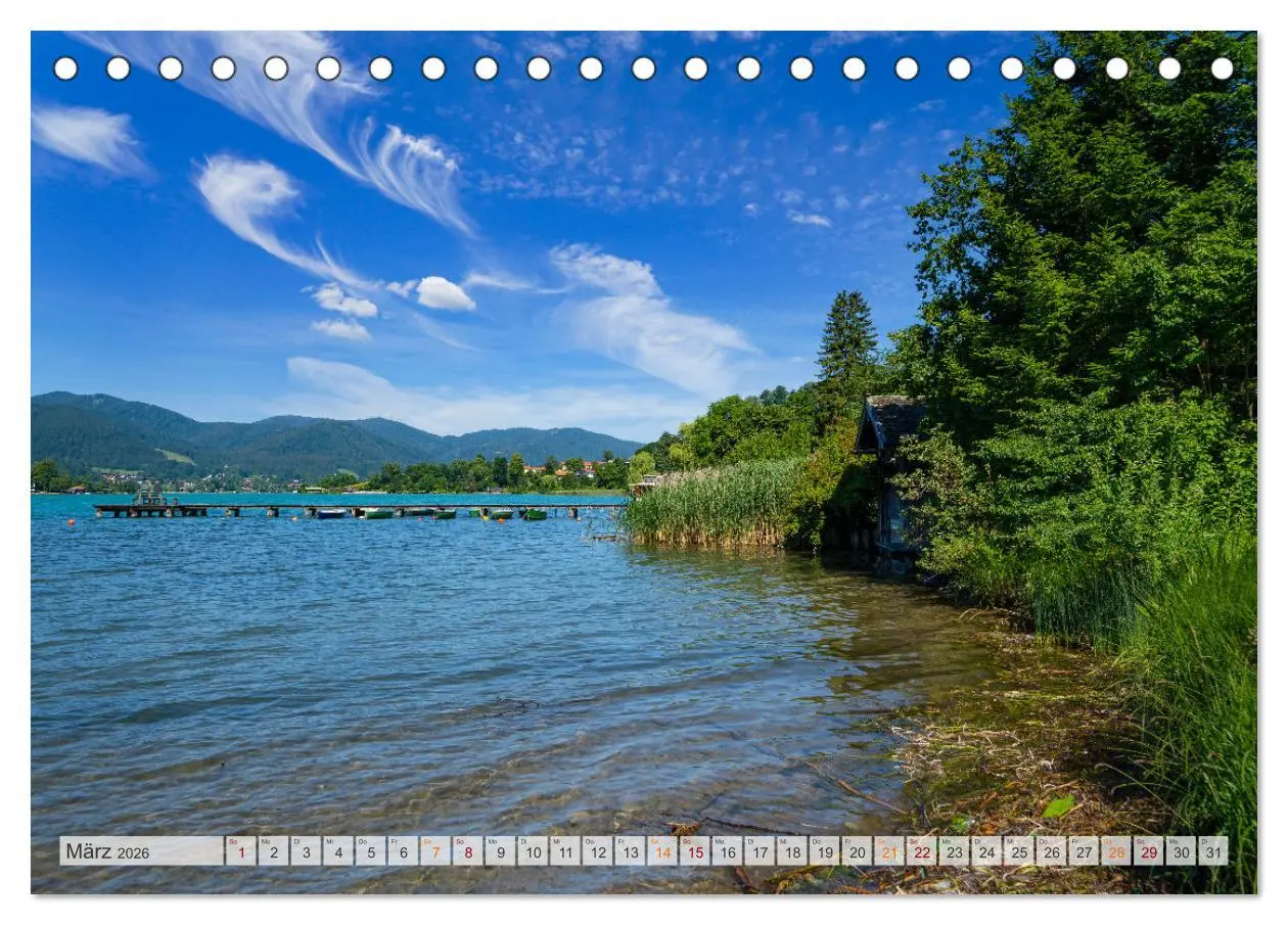 Bild: 9783457624074 | Der Tegernsee - Urlaubsparadies Bayerische Voralpen (Tischkalender...