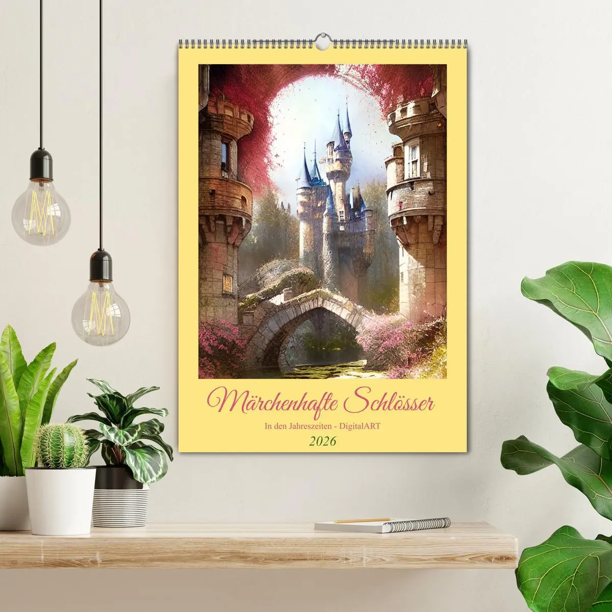 Bild: 9783516334074 | Märchenhafte Schlösser - In den Jahreszeiten - Digitalart...