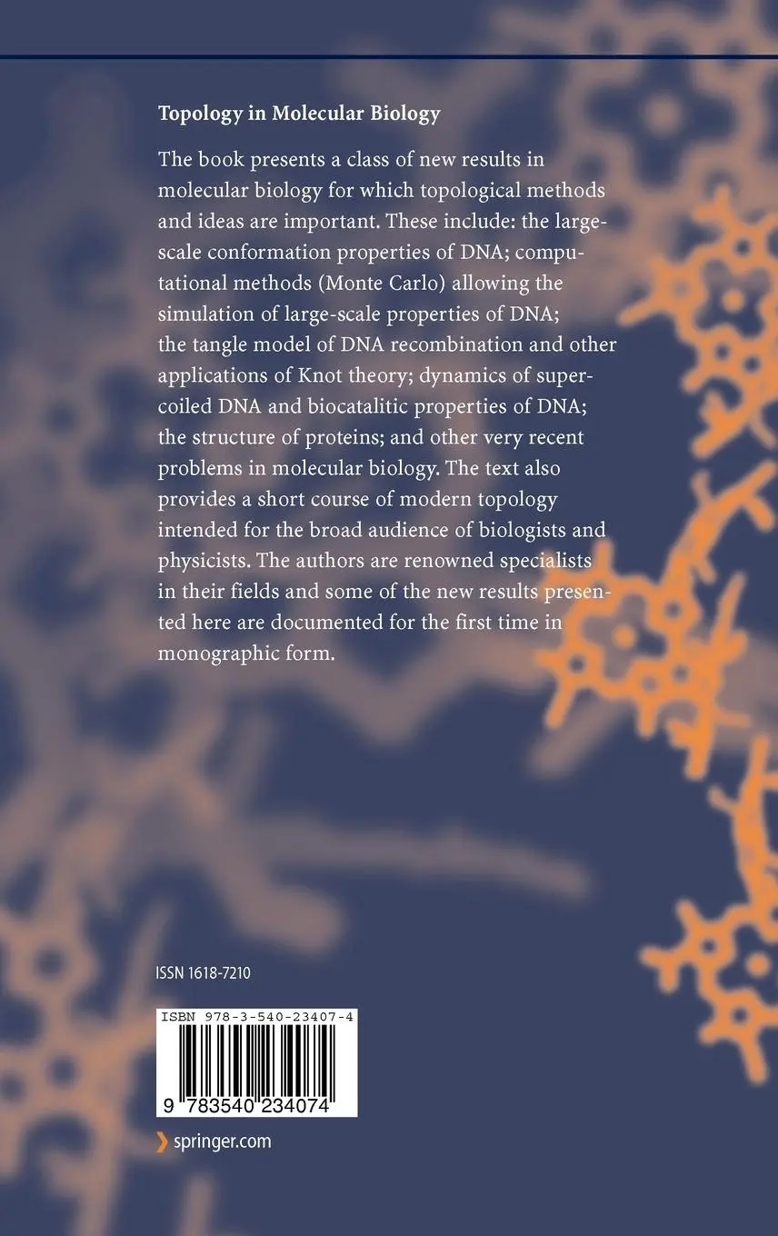 Rückseite: 9783540234074 | Topology in Molecular Biology | Michael I. Monastyrsky | Buch | xiv