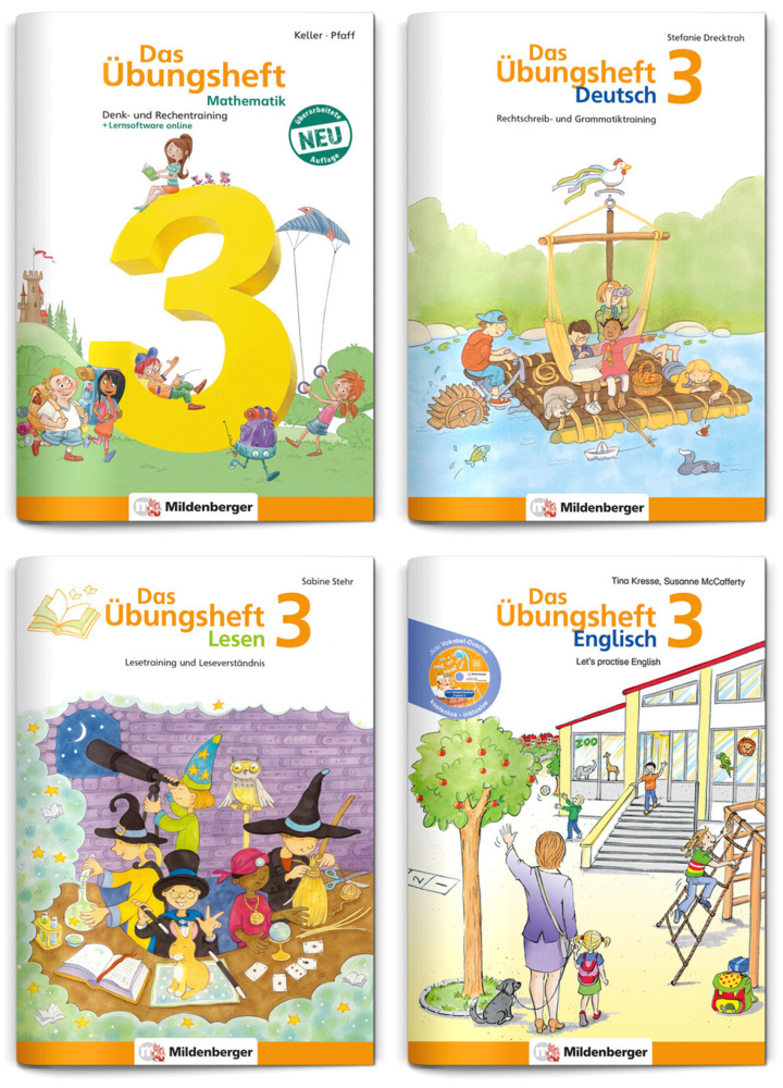 Cover: 9783619914074 | Sicher ins 4. Schuljahr - Paket: Rechnen - Schreiben - Lesen -...