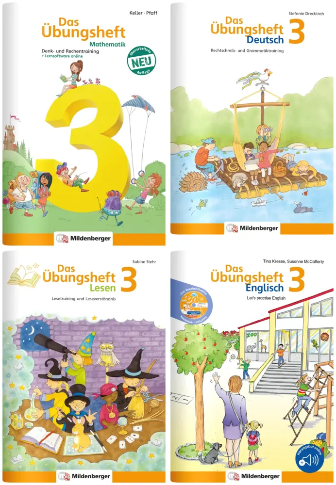 Cover: 9783619914074 | Sicher ins 4. Schuljahr - Paket: Rechnen - Schreiben - Lesen -...