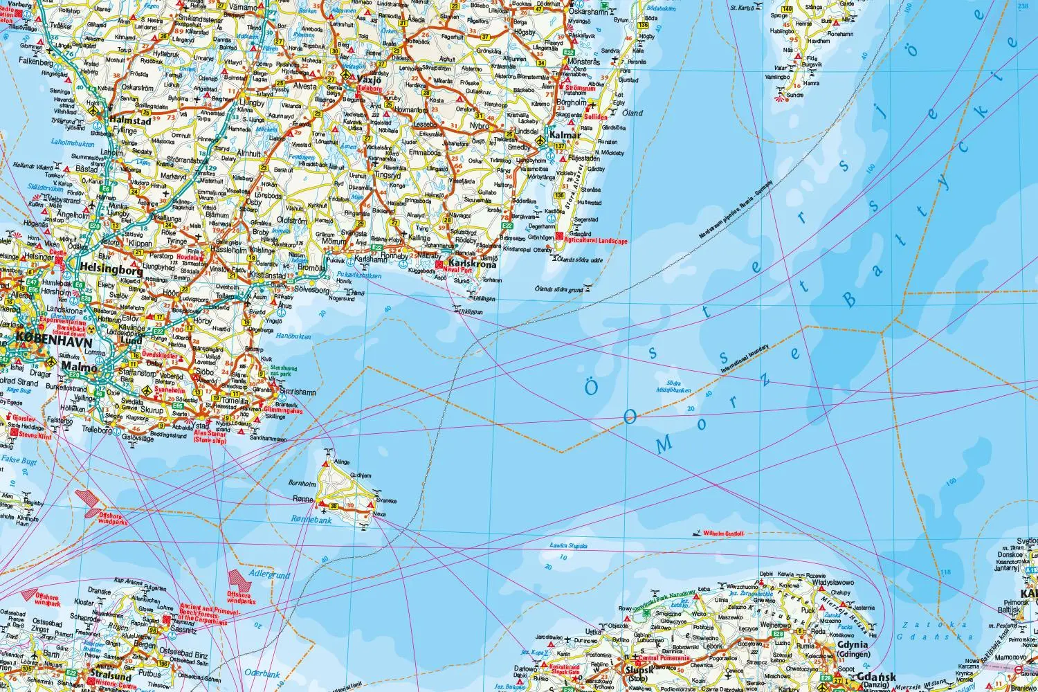 Bild: 9783831774074 | Reise Know-How Landkarte Ostsee / Baltic Sea (1:1.300.000) | Rump