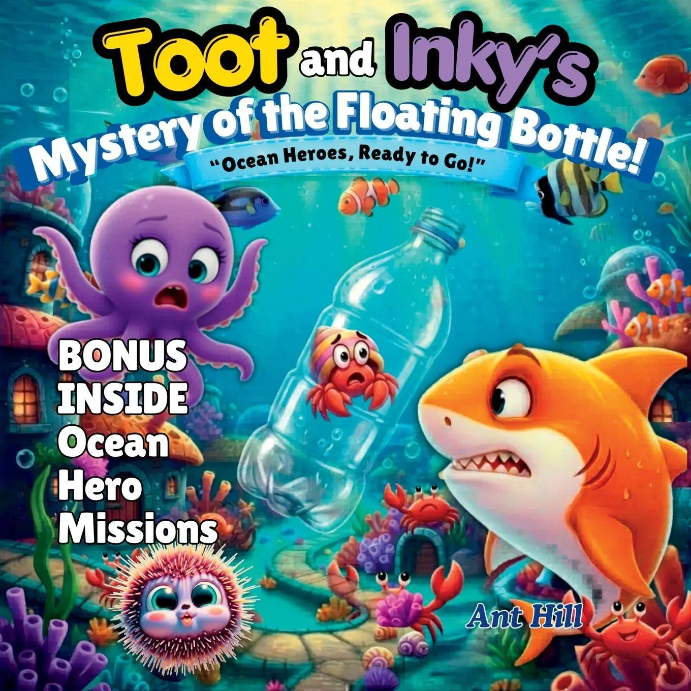 Cover: 9783982874074 | Toot and Inky's Mystery of the Floating Bottle! | Ant Hill | Buch