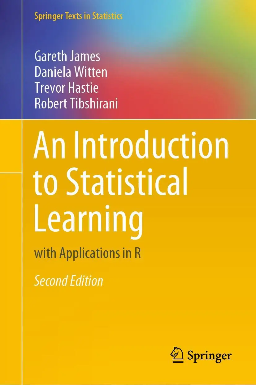 Cover: 9781071614174 | An Introduction to Statistical Learning | with Applications in R | XV Cover: 9781071614174 | An Introduction to Statistical Learning | with Applications in R | XV