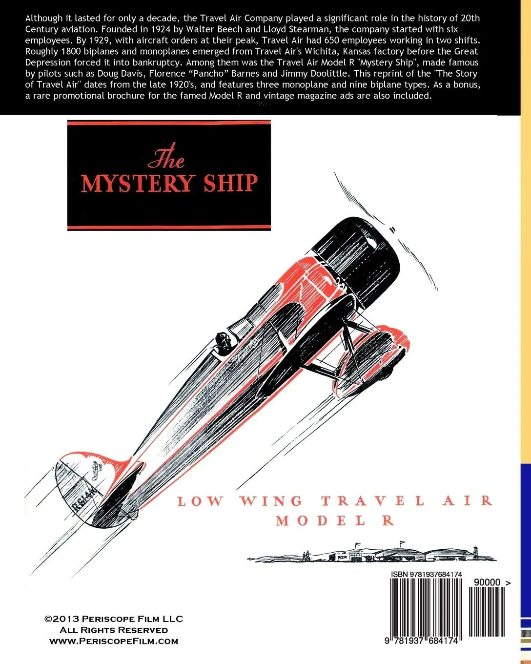 Rückseite: 9781937684174 | The Story of Travel Air Makers of Biplanes and Monoplanes | Co. | Buch