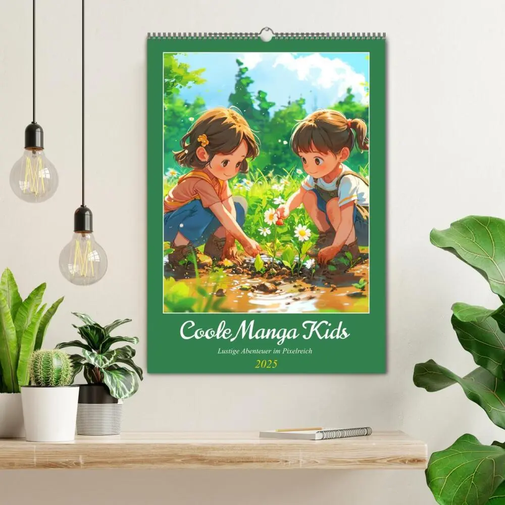 Bild: 9783383814174 | Coole Manga Kids. Lustige Abenteuer im Pixelreich (Wandkalender...